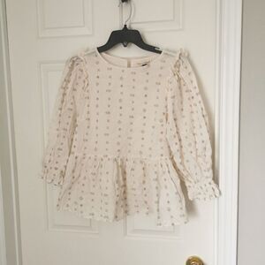 Universal Thread embroidered blouse size S